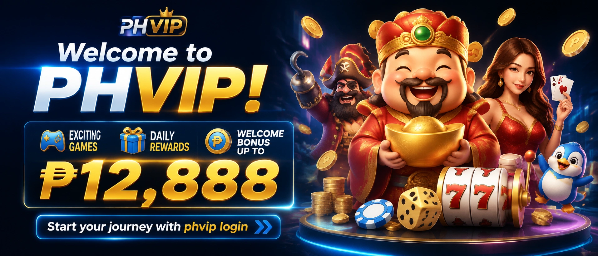 phvip.cyou lobby and promotion visual
