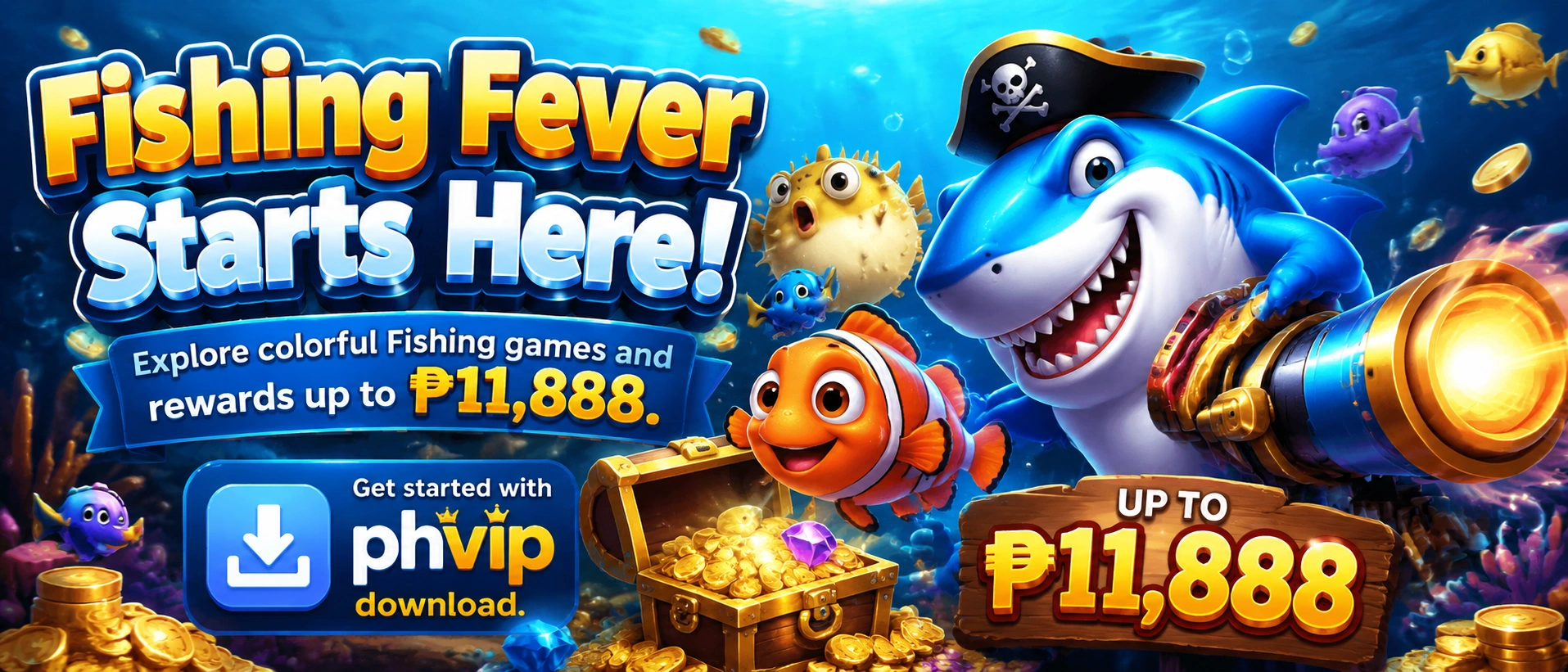 Fishing game detail visual