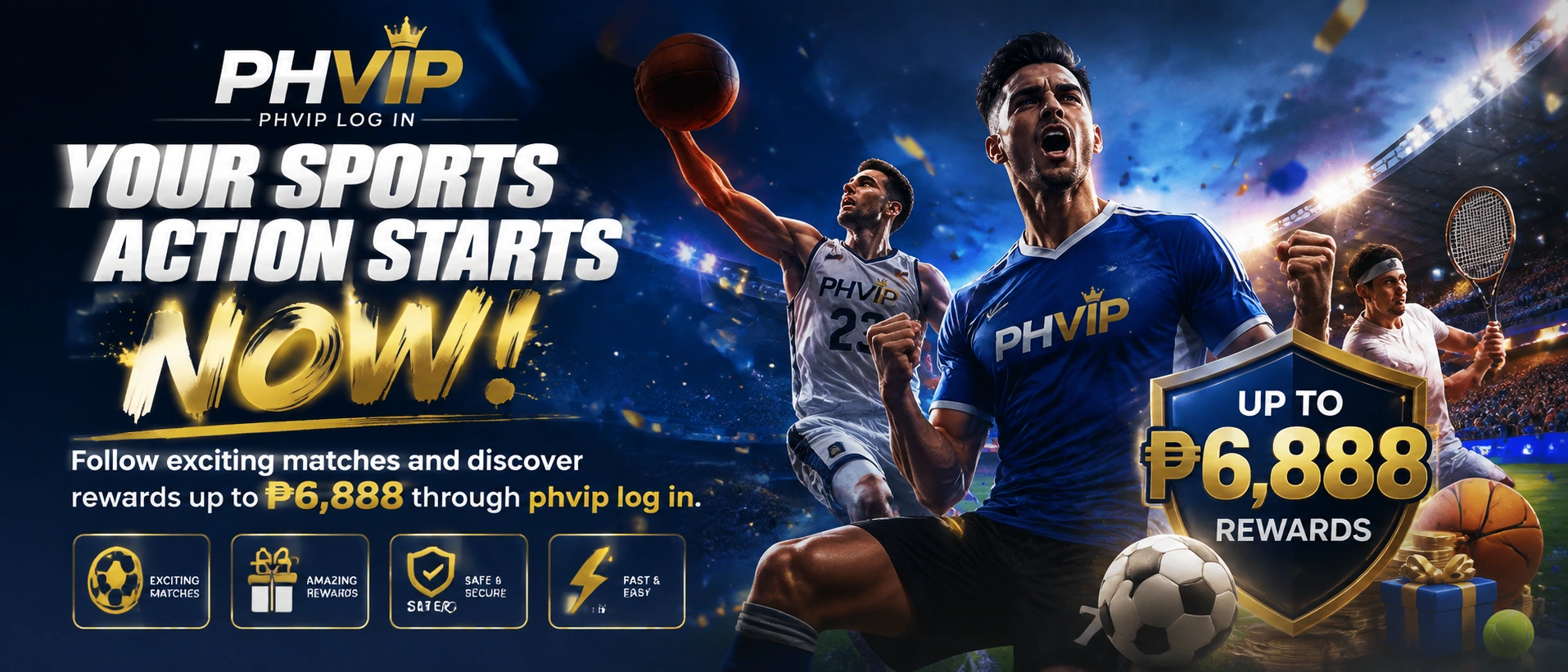 Sports markets promotional visual